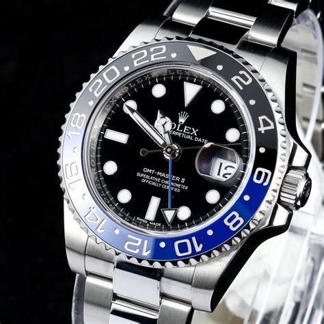 rolex gmt master black and blue